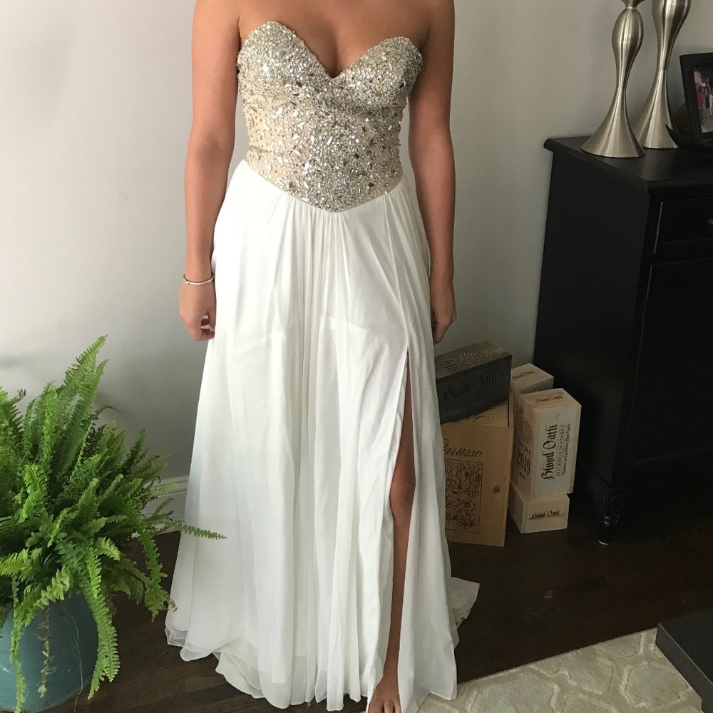 Strapless Prom Dress